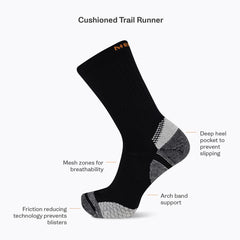 Cushion Trail Runner Tab Sock - Socks Men|Women