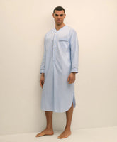 Cotton Broadcloth Striped Nightshirt