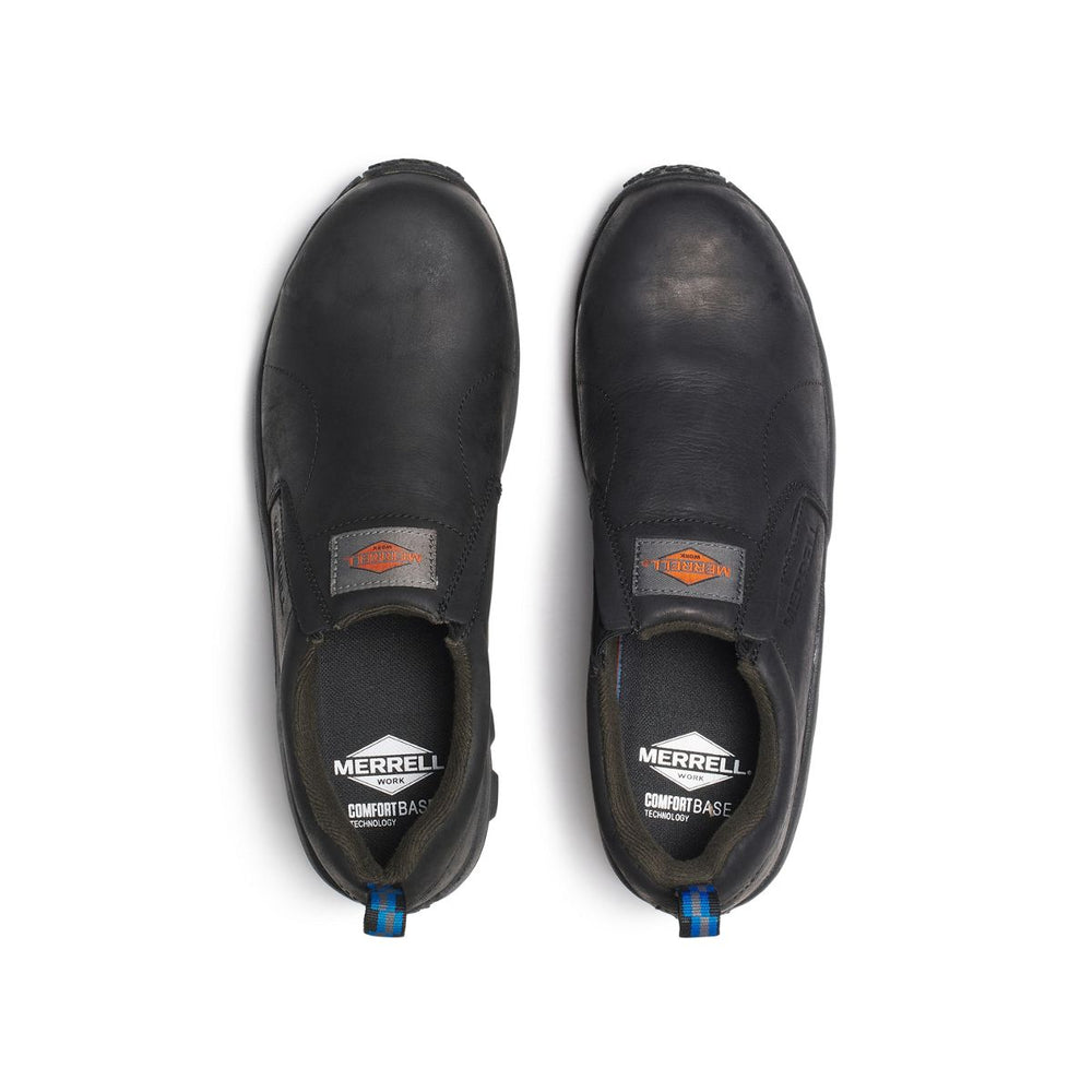 Mens Jungle Moc Leather Comp Toe Work Shoe Wide Men