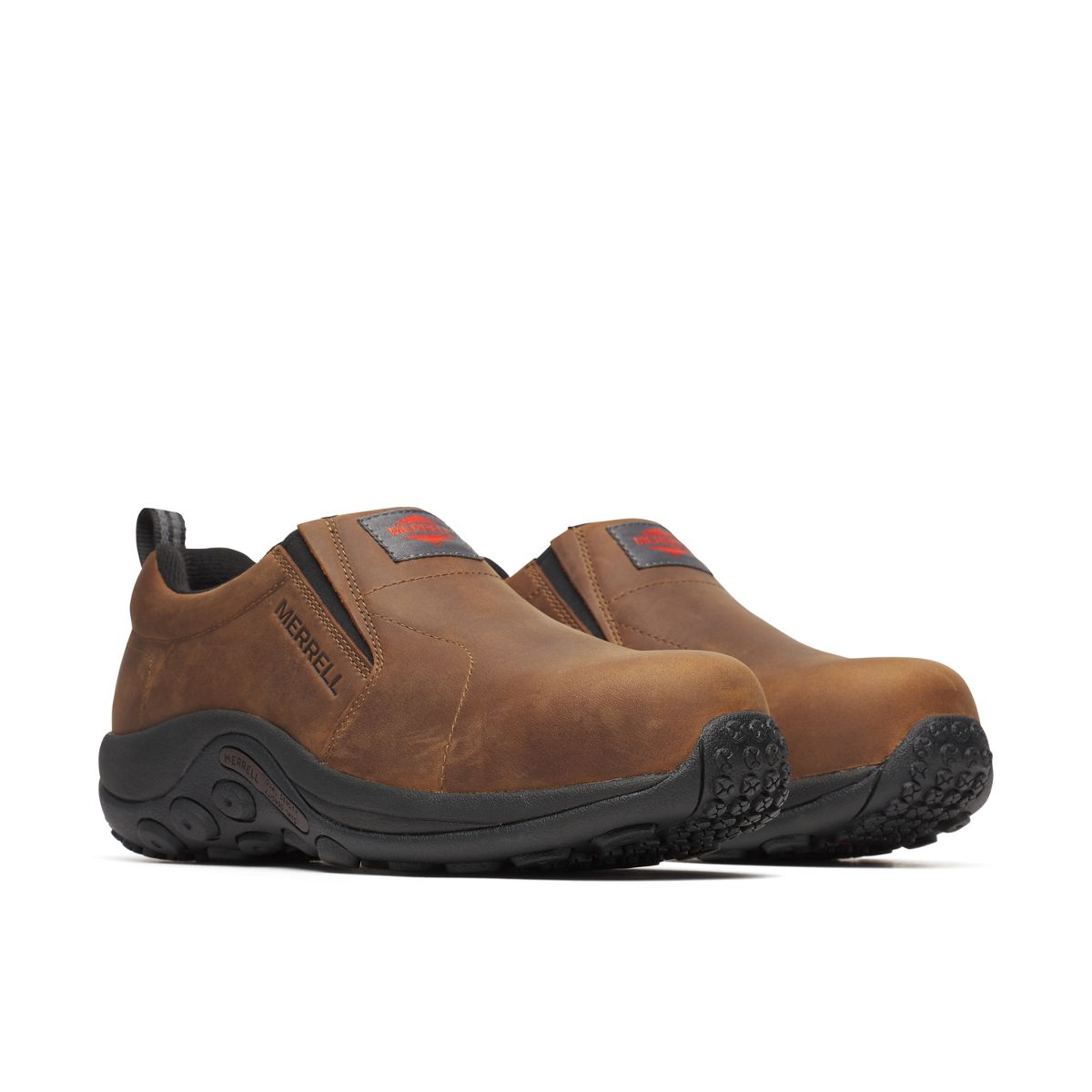 Men - Jungle Moc Leather Hi-Vis Carbon Fiber Low Wide Width - Slip Ons Men