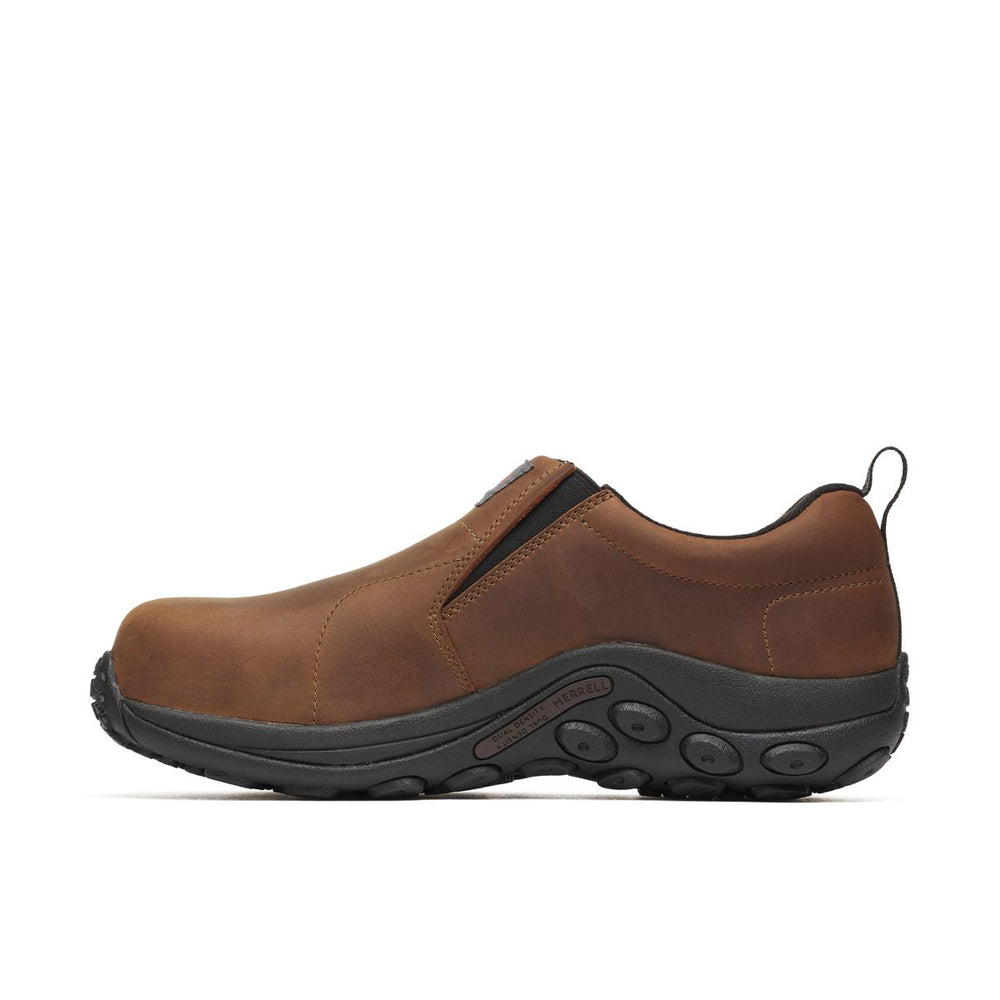 Men - Jungle Moc Leather Hi-Vis Carbon Fiber Low Wide Width - Slip Ons Men