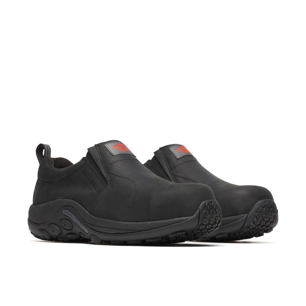 Men - Jungle Moc Leather Hi-Vis Carbon Fiber Low Wide Width - Slip Ons Men