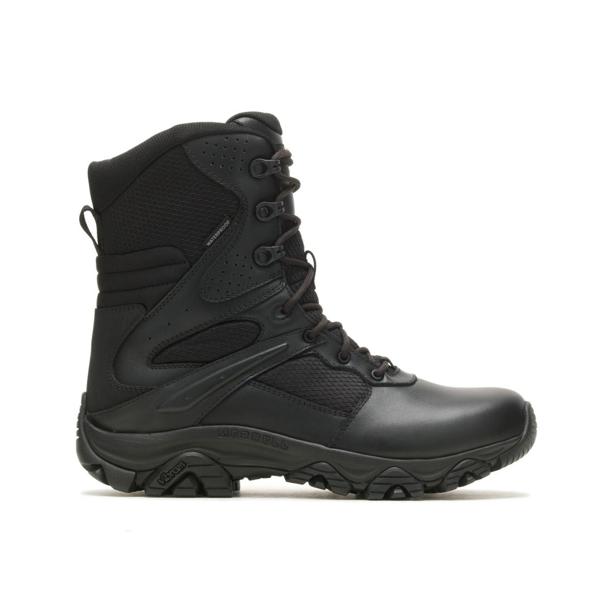 Men Moab 3 8" Tactical Zip Waterproof Wide Boots Men