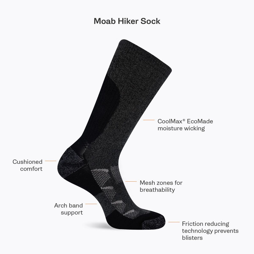 Moab Hiking Quarter Sock - Socks Men|Women