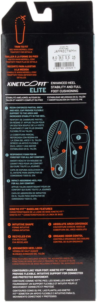 Women - Kinetic Fit™ Elite Footbed - Insoles Men|Women