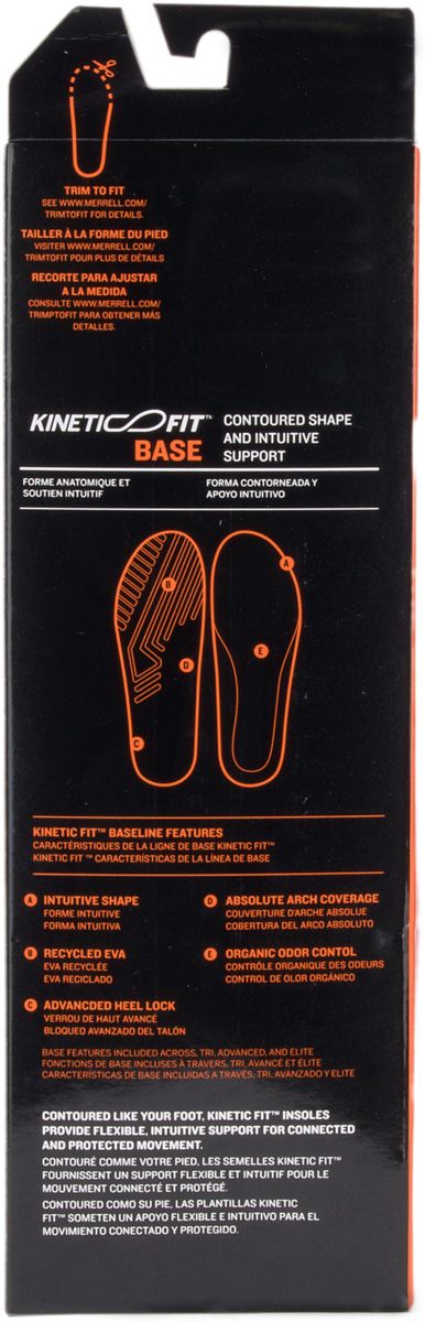 Men's Kinetic Fit Base Footbed Insoles Men